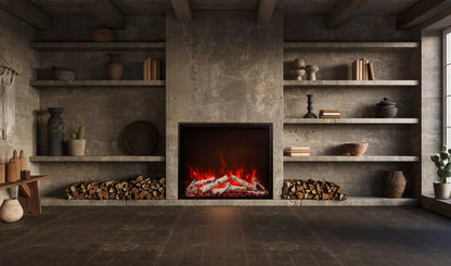 Amantii Traditional Bespoke 30" Smart Indoor/Outdoor Electric Fireplace | TRD-30-BESPOKE