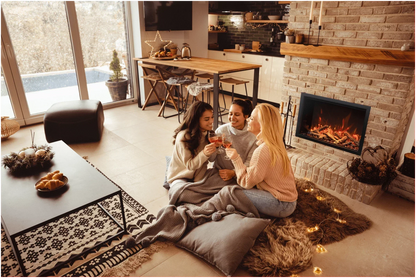 Amantii Traditional Bespoke 30" Smart Indoor/Outdoor Electric Fireplace | TRD-30-BESPOKE