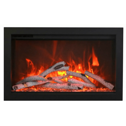 Amantii Traditional 30" Indoor Outdoor Built-In Smart Electric Fireplace Insert | TRD-30