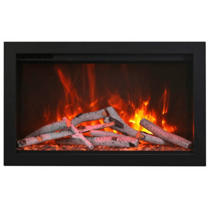 Amantii Traditional 30" Indoor Outdoor Built-In Smart Electric Fireplace Insert | TRD-30