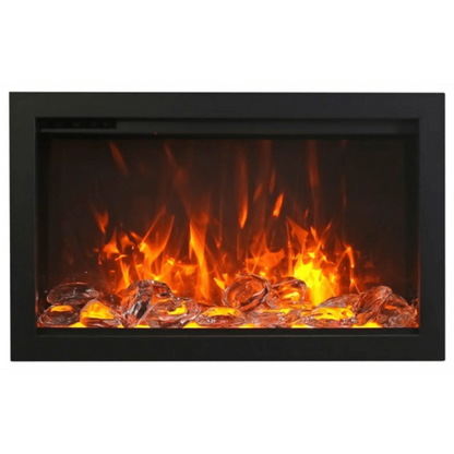 Amantii Traditional 30" Indoor Outdoor Built-In Smart Electric Fireplace Insert | TRD-30