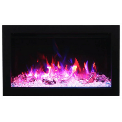 Amantii Traditional 30" Indoor Outdoor Built-In Smart Electric Fireplace Insert | TRD-30