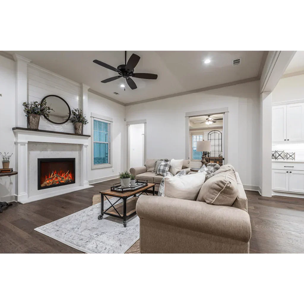 Amantii Traditional Bespoke 44" Smart Indoor/Outdoor Electric Fireplace | TRD-44-BESPOKE