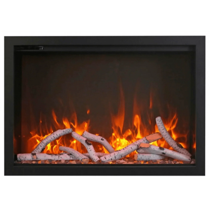 Amantii Traditional 38" Indoor Outdoor Built-In Smart Electric Fireplace Insert | TRD-38