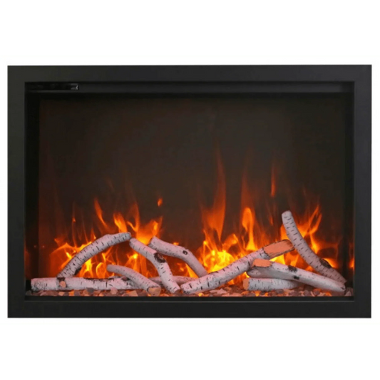 Amantii Traditional 38" Indoor Outdoor Built-In Smart Electric Fireplace Insert | TRD-38