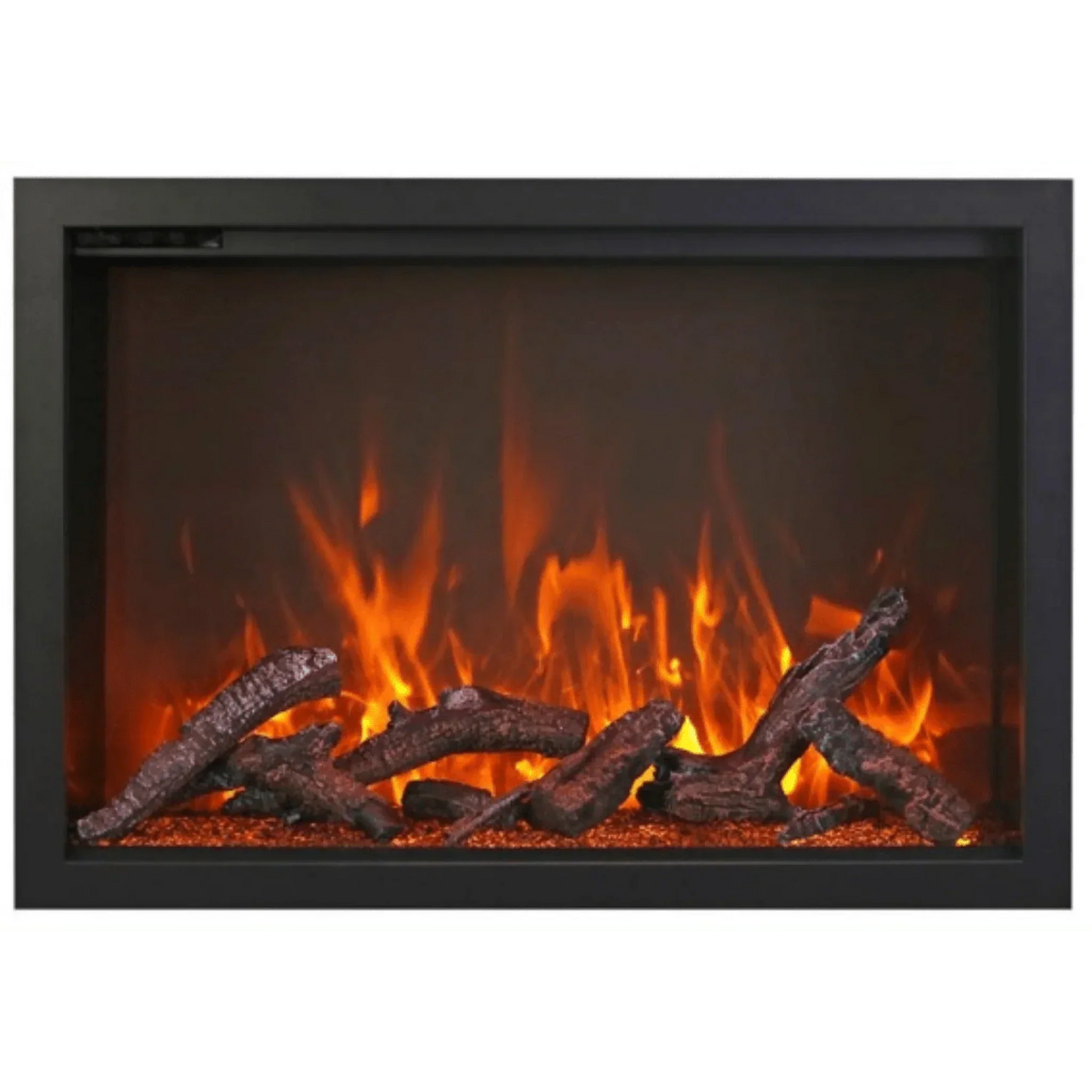 Amantii Traditional 38" Indoor Outdoor Built-In Smart Electric Fireplace Insert | TRD-38