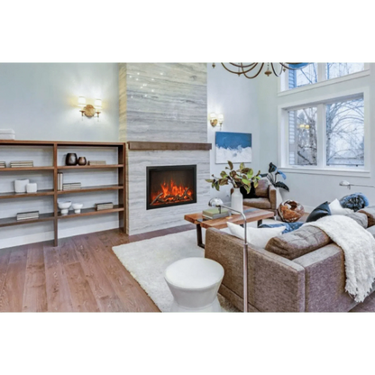 Amantii Traditional 38" Indoor Outdoor Built-In Smart Electric Fireplace Insert | TRD-38