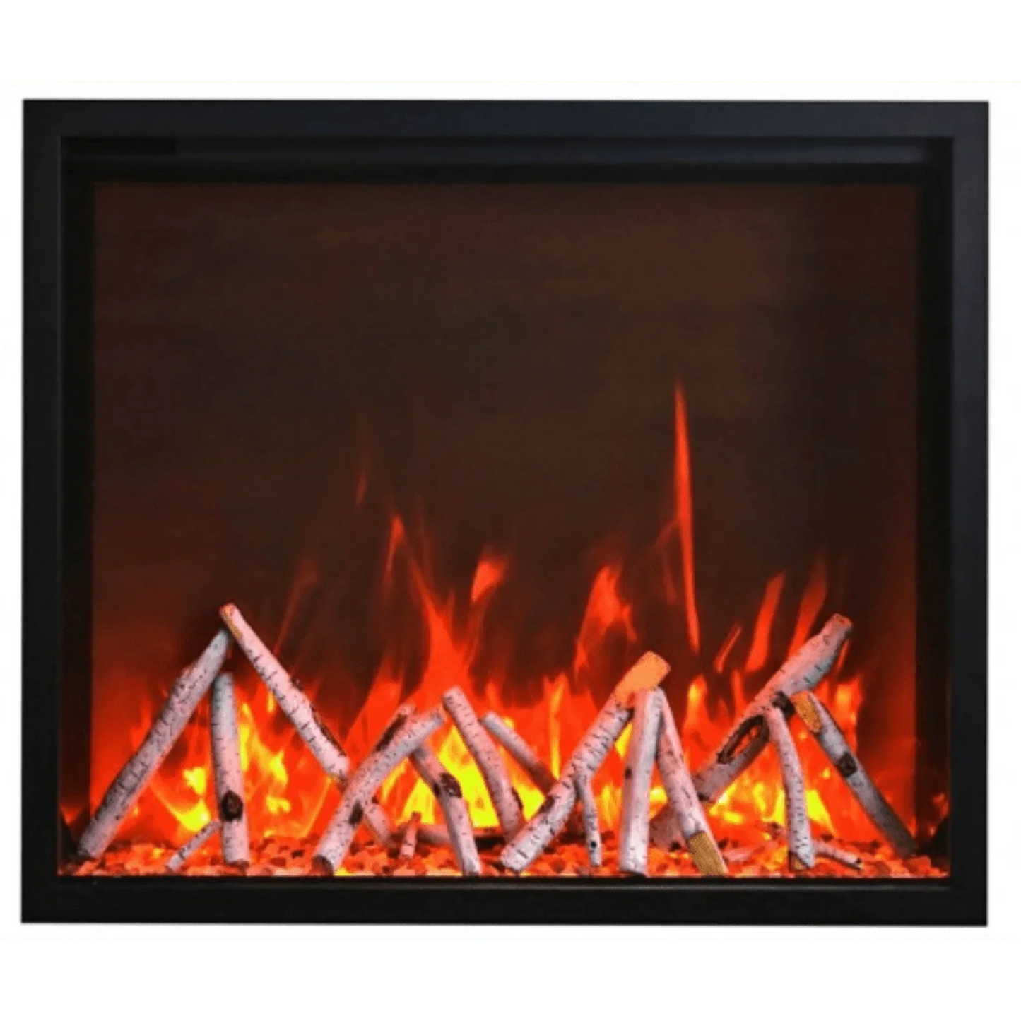 Amantii Traditional 48" Indoor Outdoor Built-In Smart Electric Fireplace Insert | TRD-48