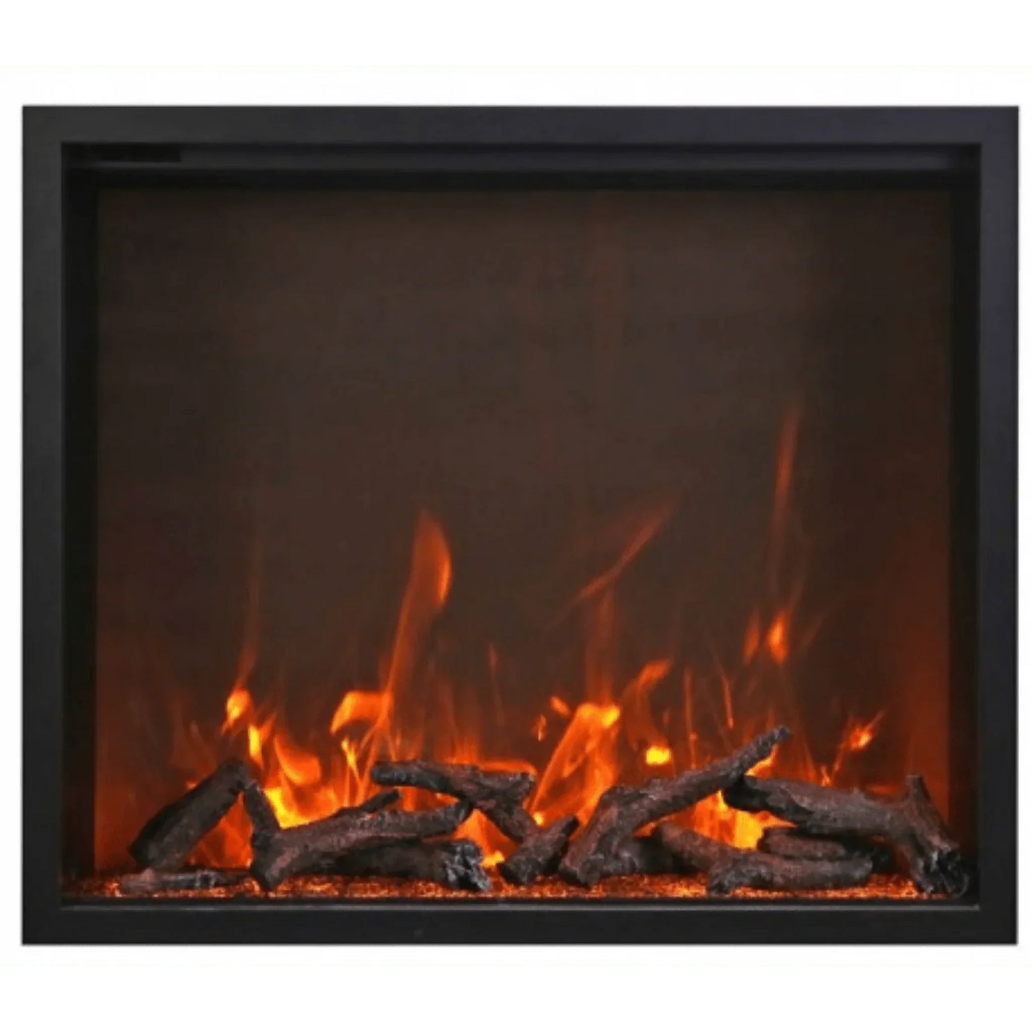 Amantii Traditional 48" Indoor Outdoor Built-In Smart Electric Fireplace Insert | TRD-48
