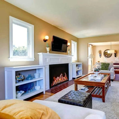 Amantii Traditional 48" Indoor Outdoor Built-In Smart Electric Fireplace Insert | TRD-48