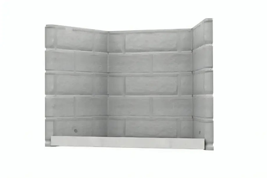 Valcourt Classic Molded Brick Panels for Antoinette Wood Fireplace VA7071BR