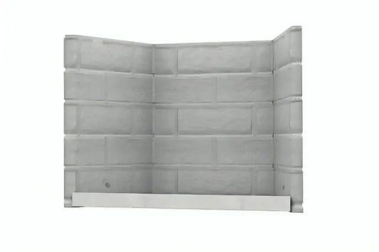 Valcourt Classic Molded Brick Panels for Antoinette Wood Fireplace VA7071BR