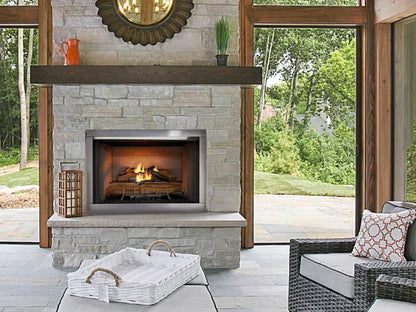 Majestic Vesper 36" Traditional Outdoor Vent Free Gas Fireplace with Herringbone Refractory