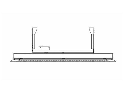 Bromic Heating 36" White Tube Suspension Kit for Tungsten Electric Heater