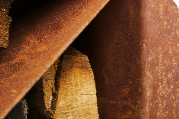 RB73 Blox 2mm CorTen Steel Wood Storage