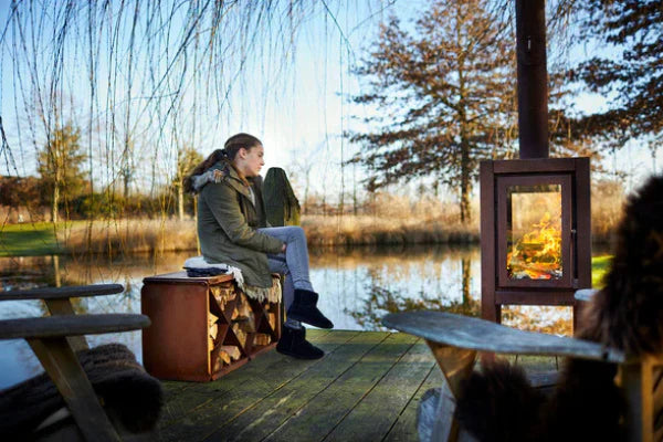 RB73 Blox 2mm CorTen Steel Wood Storage