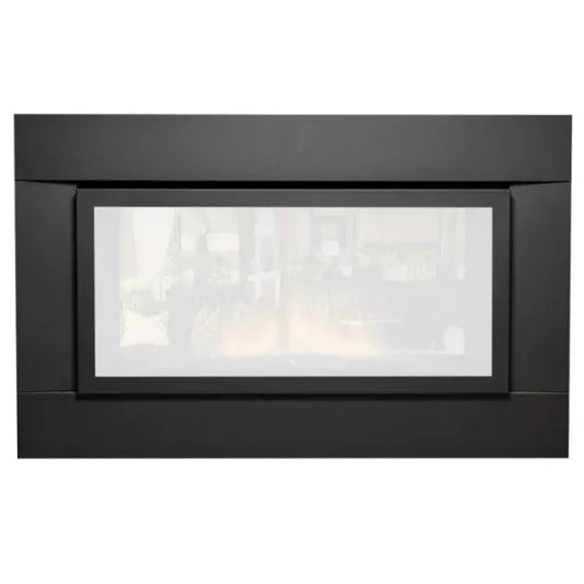 Amantii Sierra Flame 30" Black 3-Sided Surround For Abbot Fireplace | ABBOT-30-BLK-26